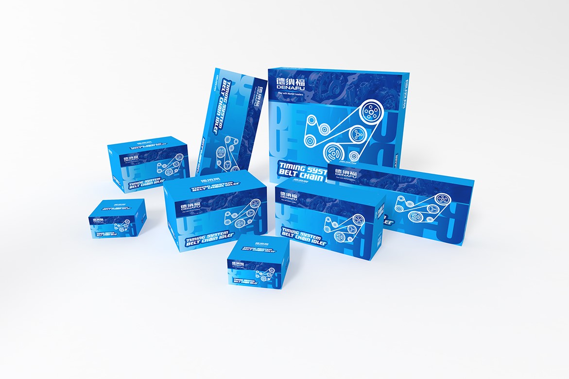 Packaging Design for Engine Timing Belt, Timing Chain, Tensioner and Idler